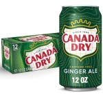 Canada Dry Ginger Ale, 355 ml cans (Pack of 12)