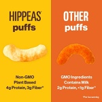 Hippeas Chickpea Puffs, Cheeze Variety Pack, 18 x 22g