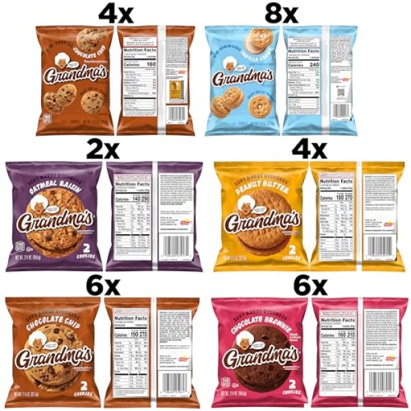 Grandma's Cookies Variety Pack (30 Count)