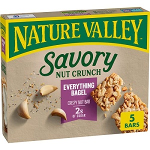 Nature Valley Savory Nut Crunch Bars, Everything Bagel, 25g