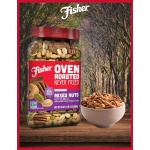 Fisher Oven Roasted Mixed Nuts with Peanuts, 680g