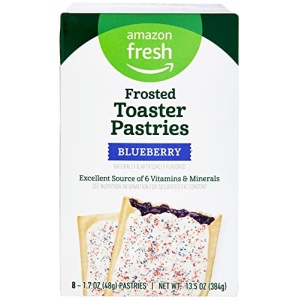 Amazon Fresh Blueberry Toaster Pastries, 8 Count