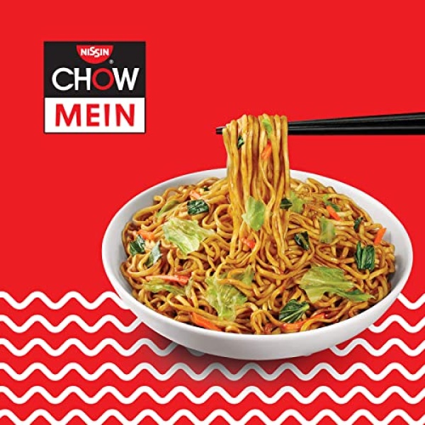 Nissin Teriyaki Chicken Chow Mein, 113g (Pack of 8)