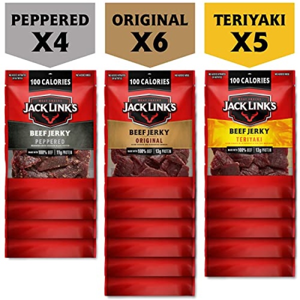 Jack Link's Beef Jerky Variety Pack - 35g (Pack of 15)