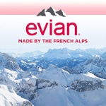 evian Natural Spring Water, 1L Bottles (pack of 12)