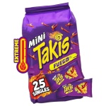 Takis Fuego Mini 25pc, 35g Hot Chili & Lime Tortilla Chips