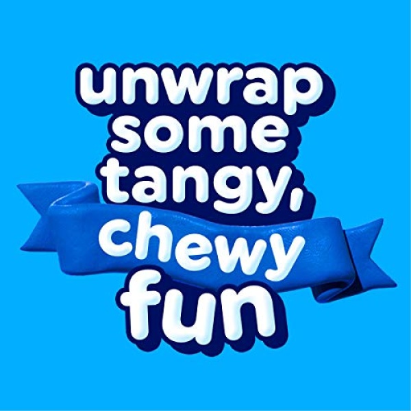 Airheads Blue Raspberry Taffy, 36 Bars, 30g