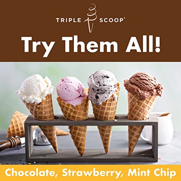 Triple Scoop Vanilla Ice Cream Mix, Non-GMO, No Artificial Colors