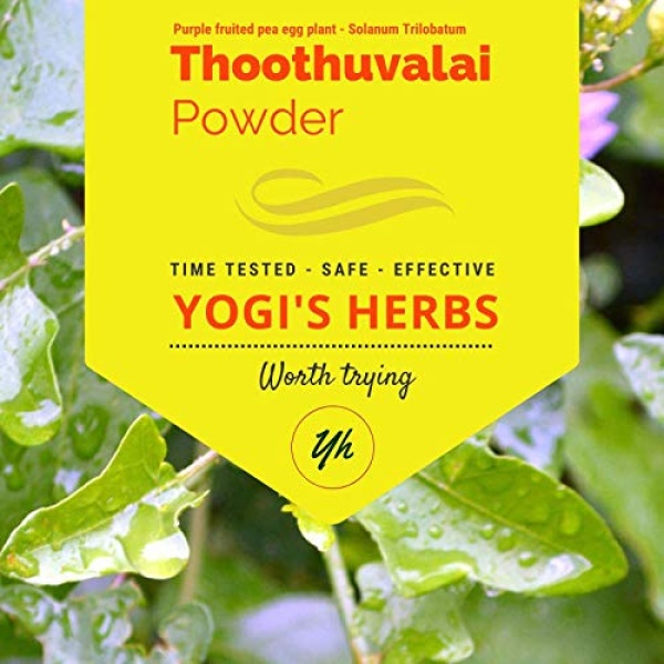 YOGIS HERBS Thoothuvalai Powder 454g Fresh & Pure
