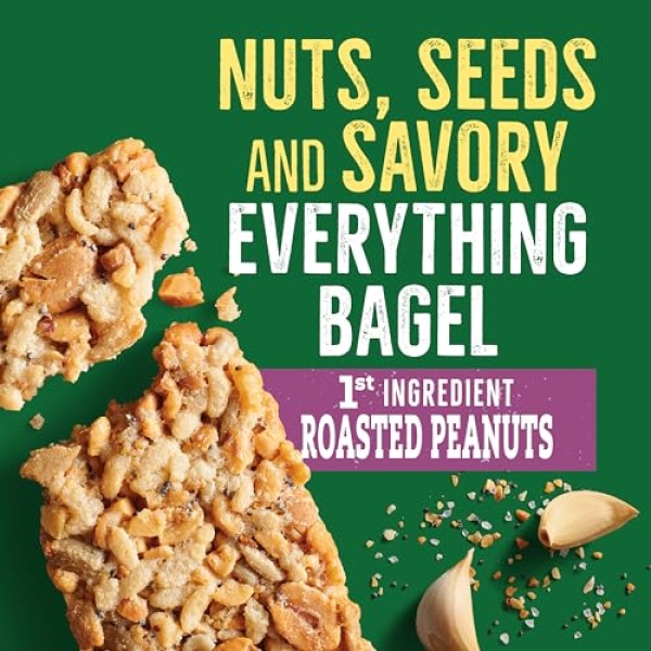 Nature Valley Savory Nut Crunch Bars, Everything Bagel, 25g