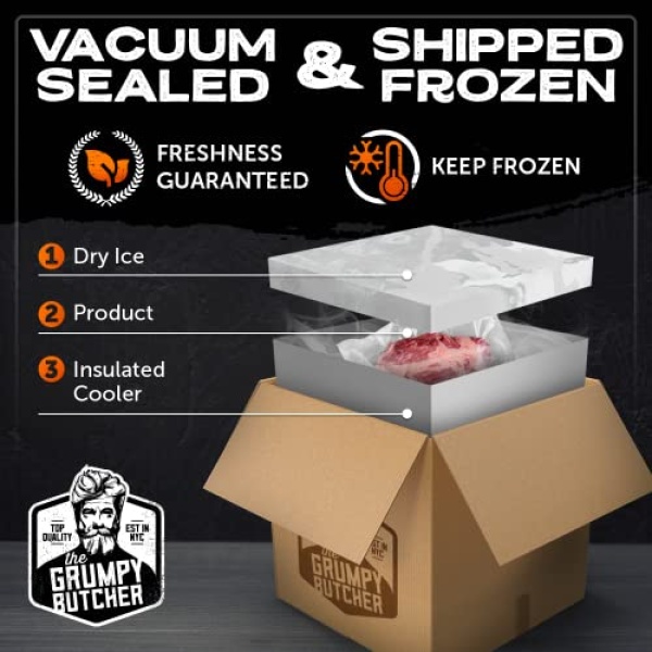 Grumpy Butcher Prime Beef Ribeye Steaks (400g each, 4 Pack)