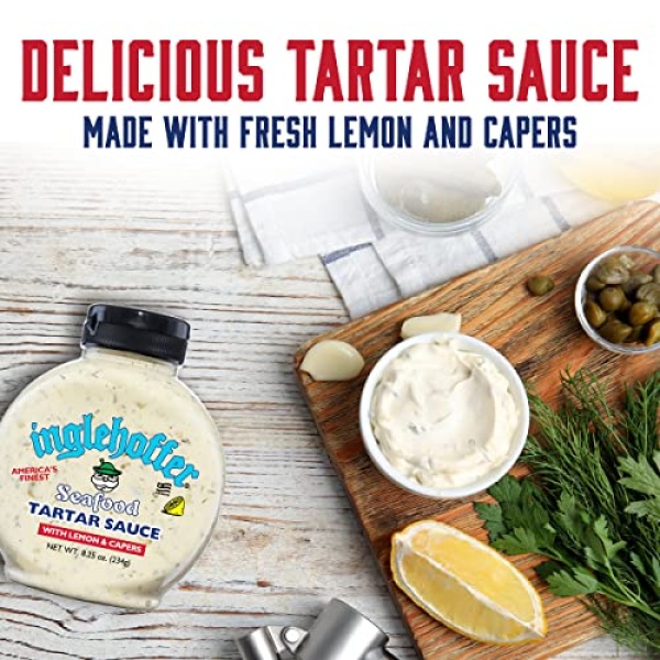 Inglehoffer Seafood Tartar Sauce, 235 ml Squeeze Bottle