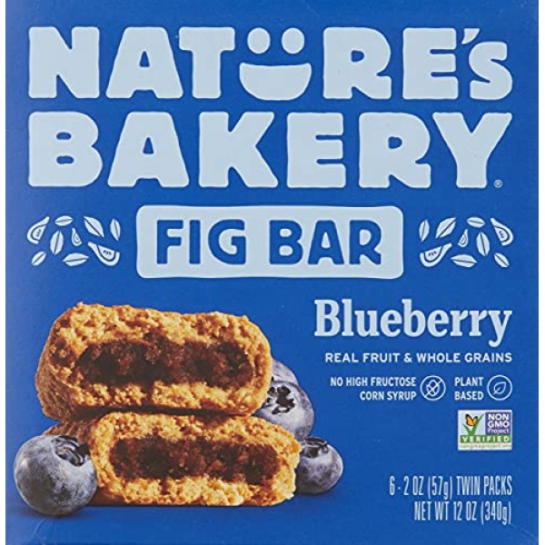 Nature's Bakery Blueberry Fig Bars, 57g, 6 Ct