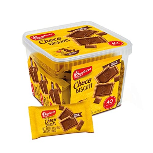 Bauducco Choco Biscuit Cookies - 40 pk, 717g