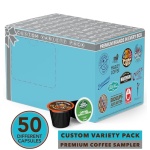 Variety Pack: Coffee, Tea & Hot Chocolate for Keurig, 50 Ct