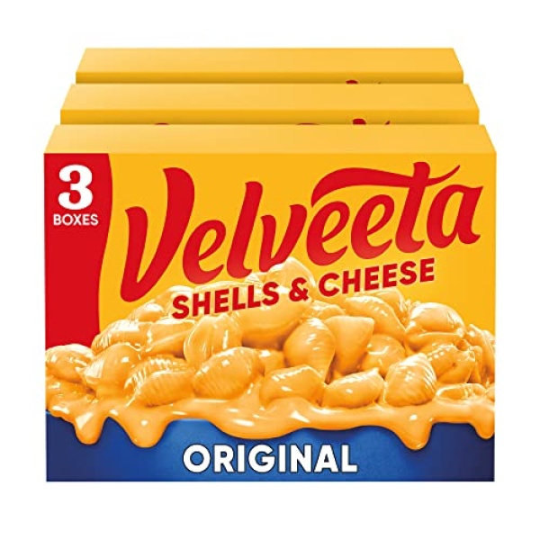 Velveeta Shells & Cheese Original (3 ct, 340 g Boxes)