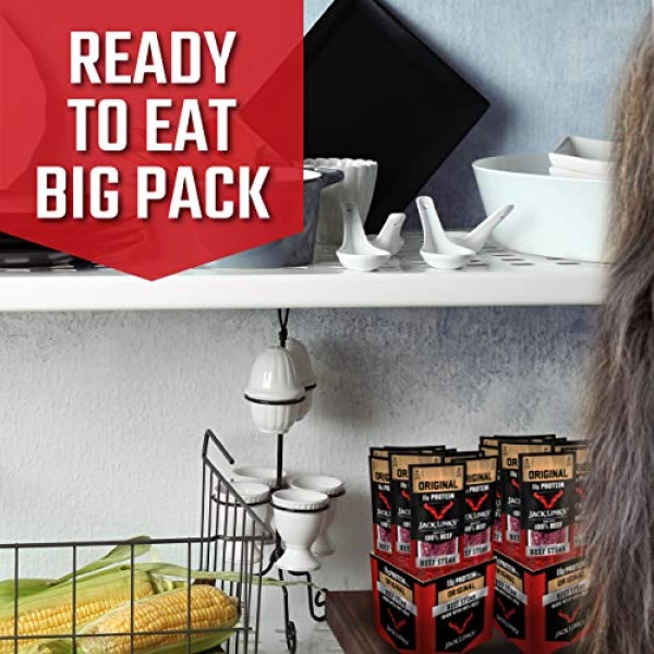 Jack Links Beef Steak Strips, Original, 28g (Pack of 12)