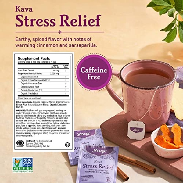 Yogi Tea Stress Relief & Herbal Variety Pack - 96 Bags