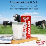 Prairie Farms UHT Whole Milk, 946ml (4 Pack)