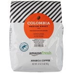 Amazon Fresh Colombia Ground Coffee, Medium Roast, 907g