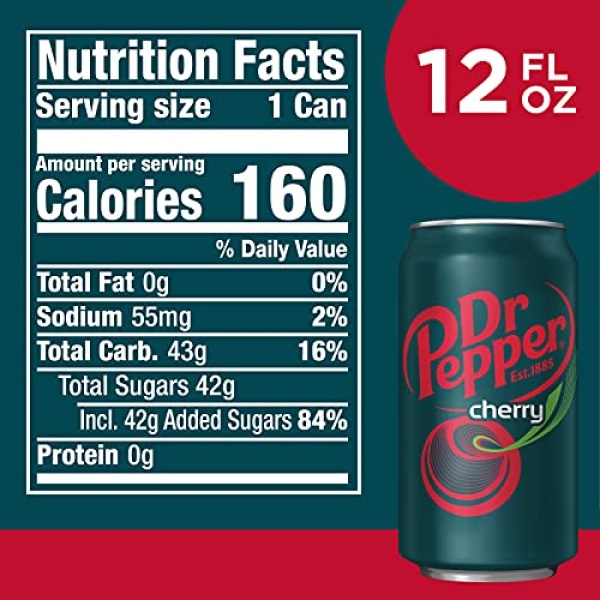 Dr Pepper - Cherry, 355 ml, 12 Pack