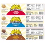 Sunbutter Variety Pack 3 Jars (Creamy, Crunch, Choco) + Spreader