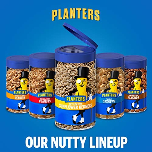 Planters Pop & Pour Dry Roasted Sunflower Seeds, 4 Jars
