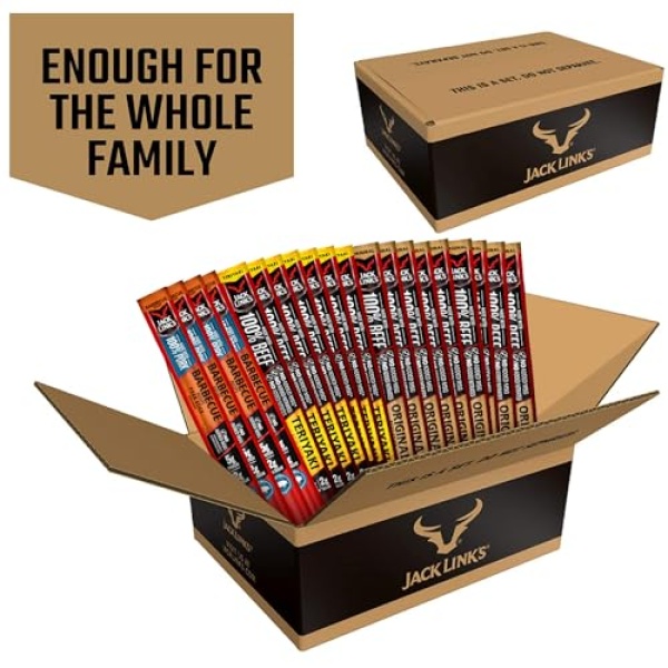 Jack Link's Beef & Pork Sticks - 20 Count (26g each)