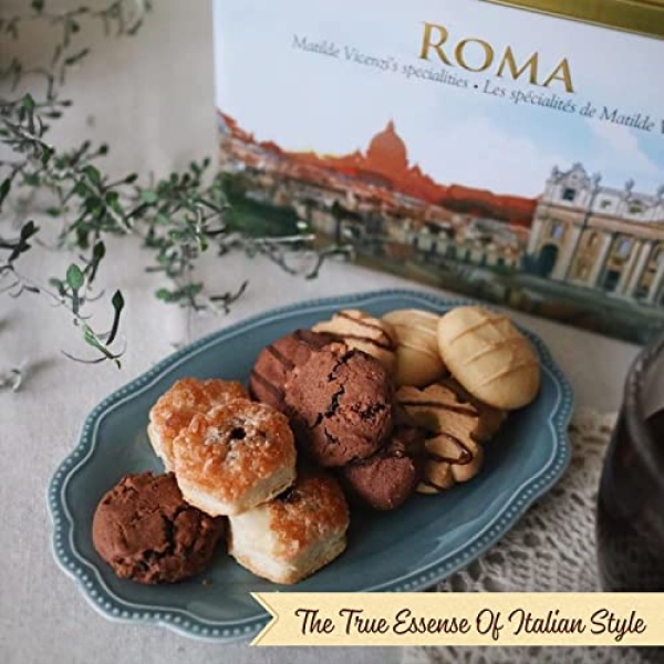 Matilde Vicenzi Roma Cookie Tin - Italian Pastries 907g
