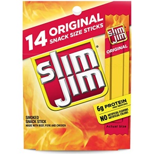 Slim Jim Original Smoked Snack Stick, 8g, 14 Count