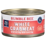 Bumble Bee White Flake Crabmeat in Water, 170g Can
