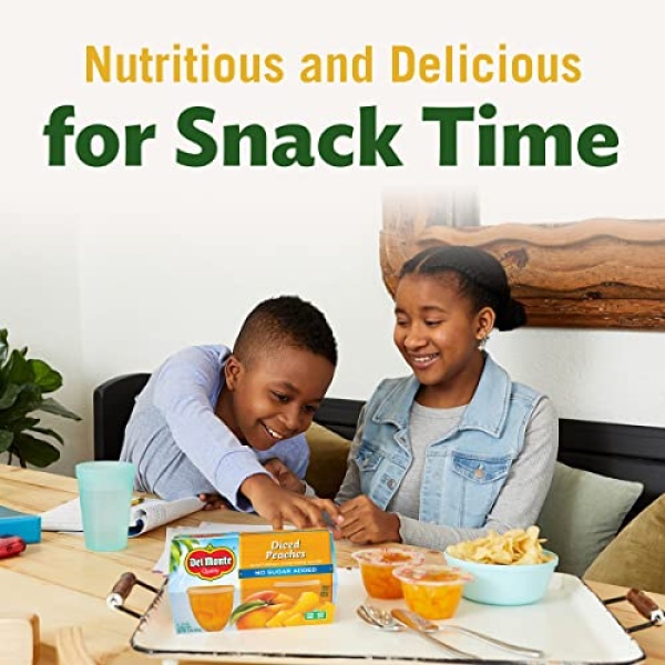 Del Monte No Sugar Added Fruit Cups, 113g (Pack of 12)