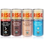 RISE Nitro Cold Brew Coffee, 207 ml Cans (12 pack)