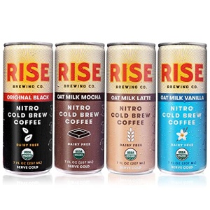 RISE Nitro Cold Brew Coffee, 207 ml Cans (12 pack)