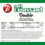 7Days Soft Croissant, Strawberry & Vanilla, 75g, 6 Pack
