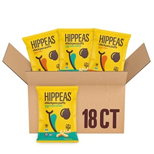 Hippeas Chickpea Puffs, Cheeze Variety Pack, 18 x 22g