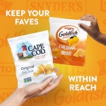 Goldfish, Snyder's Pretzels, Cape Cod Chips Variety Pack, 40 Ct