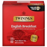 Twinings English Breakfast Black Tea, 100 Tea Bags
