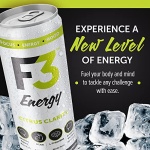 F3 Citrus Clarity Energy Drink, 355 ml (12 pack)