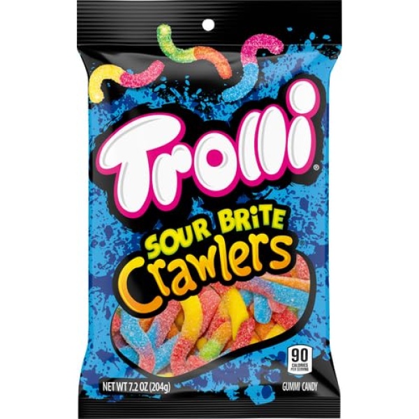 Trolli Sour Brite Crawlers, Original, 204g