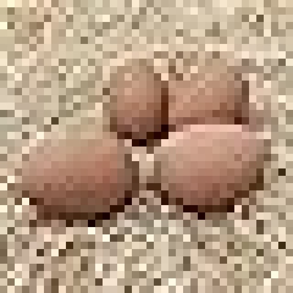 Ceramic Nest Eggs - Brown (4-Pack)