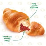 7Days Soft Croissant, Strawberry & Vanilla, 75g, 6 Pack