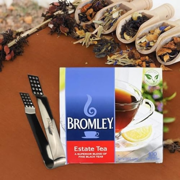 Estate Tea Black, 100 Bags, Moofin Squeezer, Pack of 4
