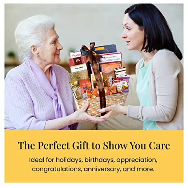 Sympathy Gift Basket Deluxe with Chocolate & Snacks