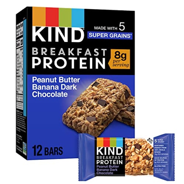 KIND Breakfast Bar, Peanut Butter Banana, 6 Packs