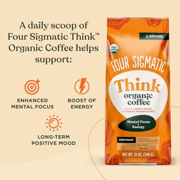 Four Sigmatic Think Mushroom Coffee | 340g Bag