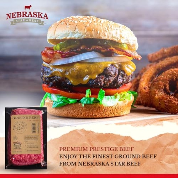 Nebraska Star Beef Angus Ground Beef (10-454g packs)