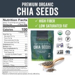 Viva Naturals Organic Chia Seeds 454g - Omega-3 & Vegan Protein