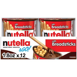 Nutella & GO! 12 Pack, Hazelnut Spread with Breadsticks