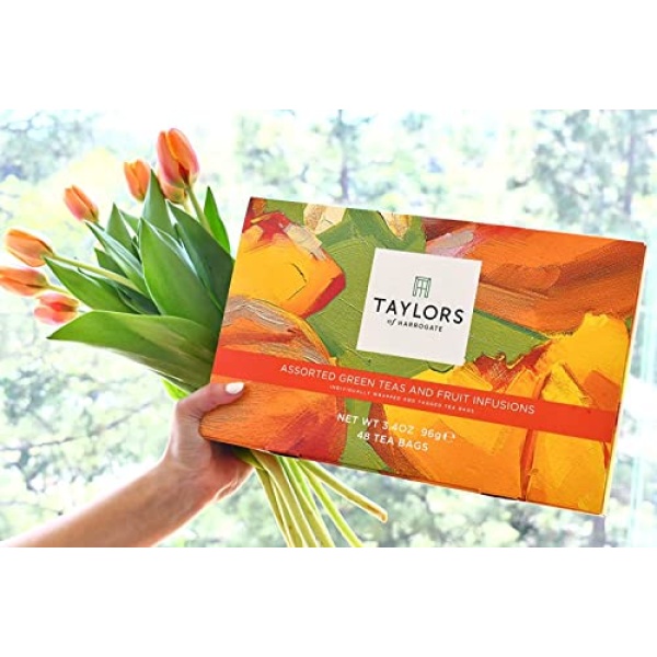 Taylors Green Tea & Herbal Infusions Variety, 48 Count